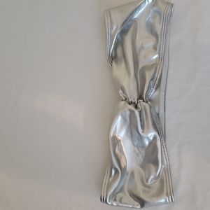 NWOT - American Apparel Bandeau Top - Silver - Size Small